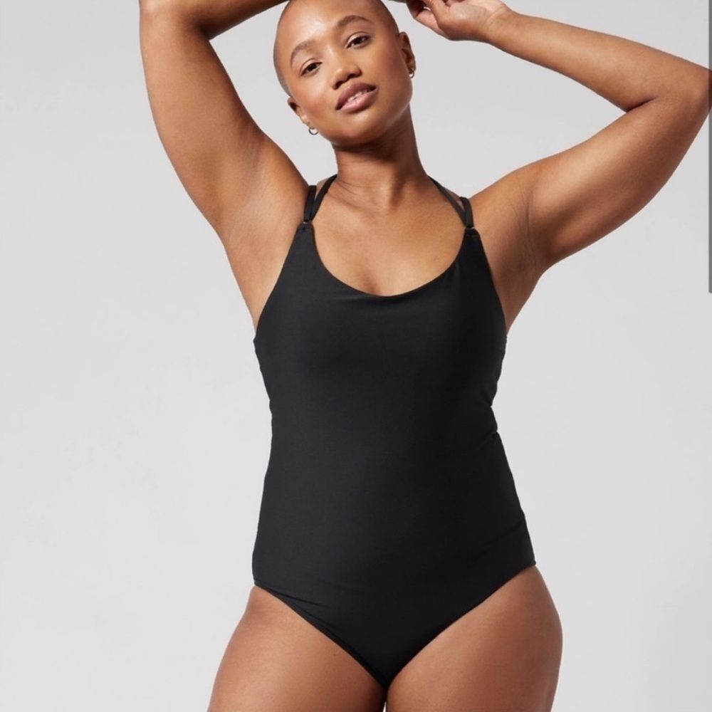 Athleta Black One-Piece Swimsuit